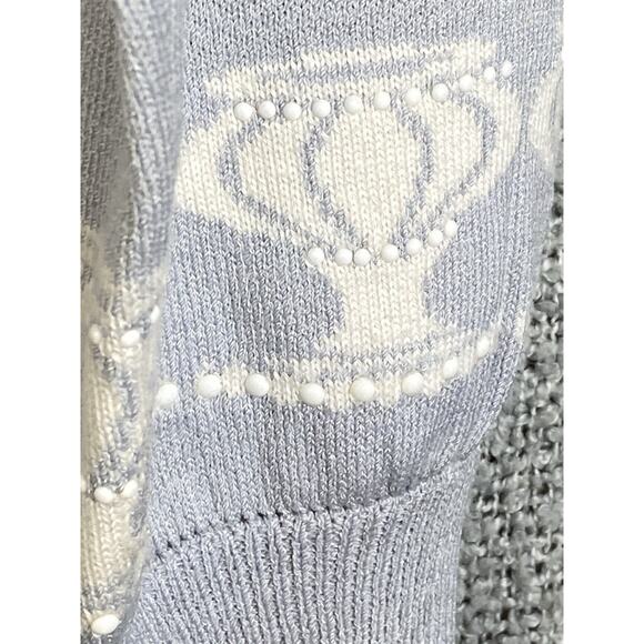 Vintage St. John By Marie Gray Sweater Women’s P Santana Knit Quiet Luxury - Picture 5 of 15